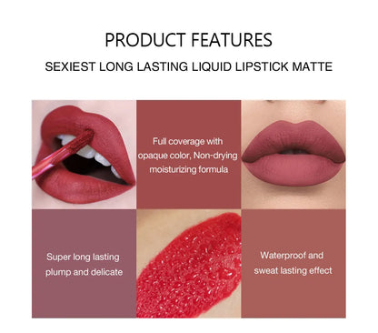 LuxMatte 6-Shade Lip Set