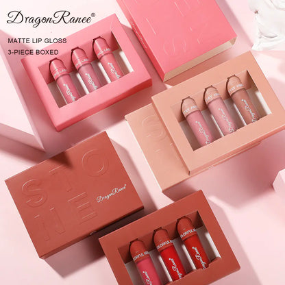 Chic Matte Trio Lip Set - No-Transfer Finish