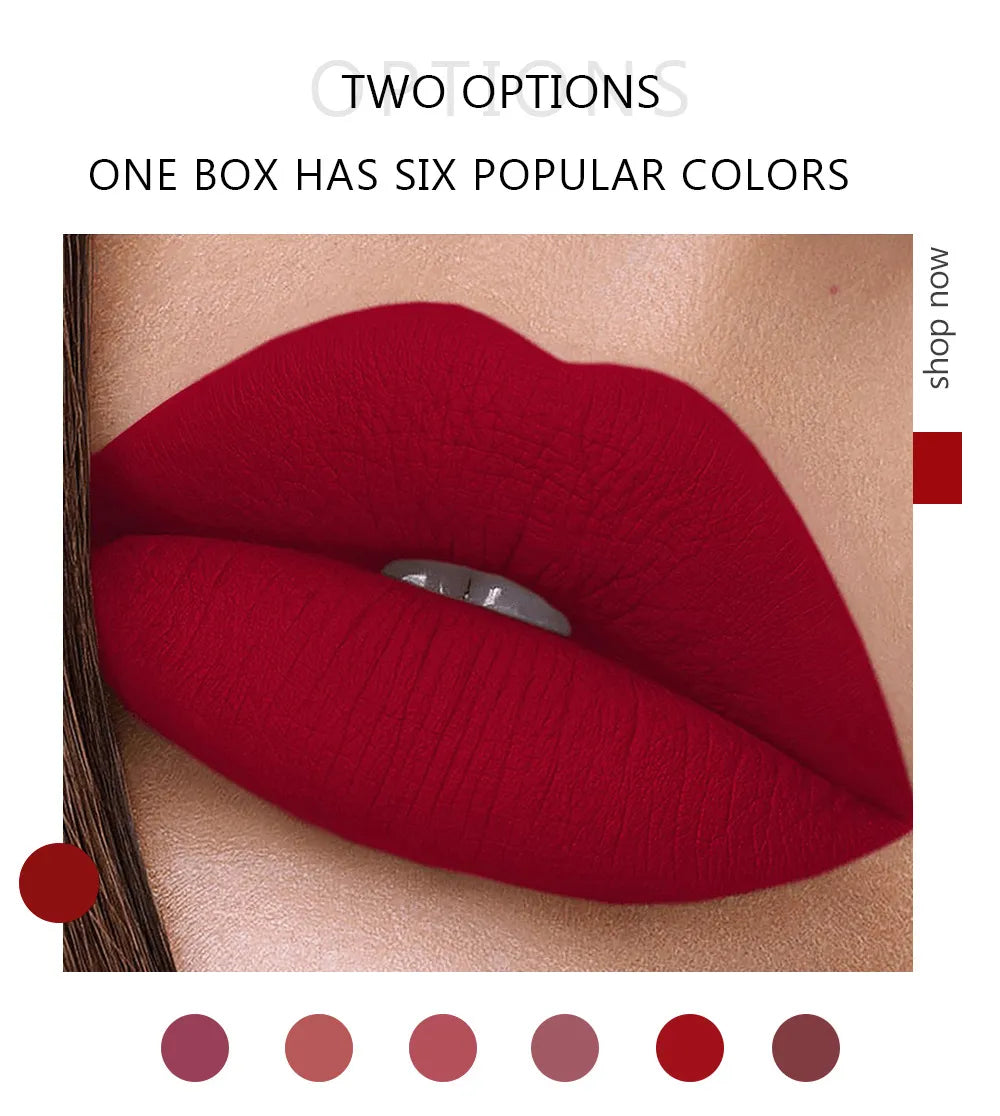 LuxMatte 6-Shade Lip Set