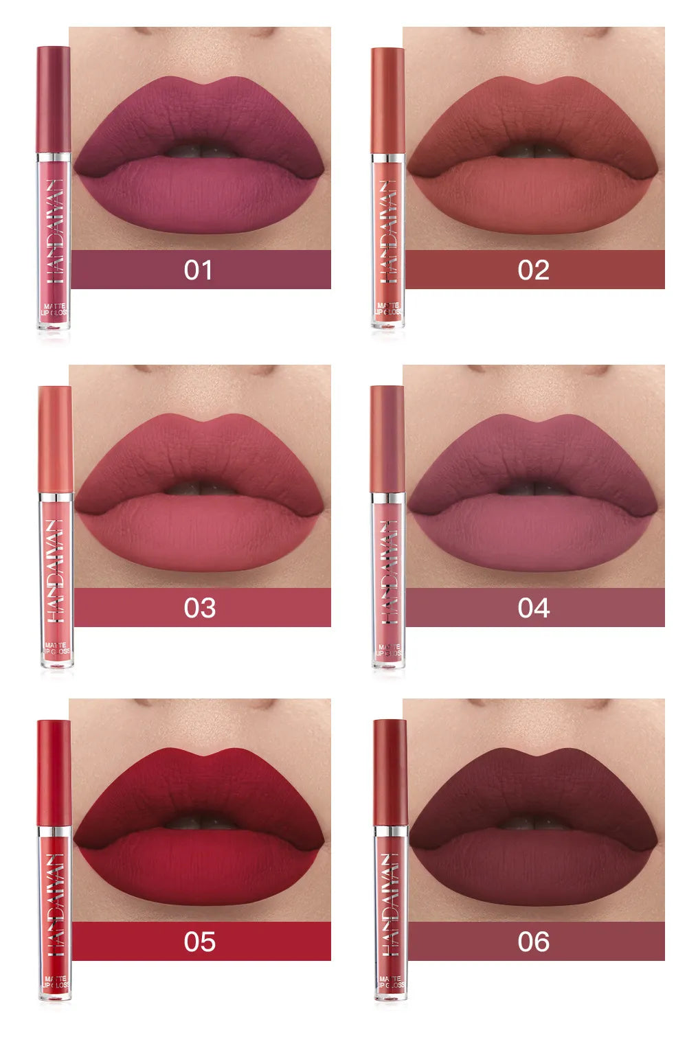 LuxMatte 6-Shade Lip Set