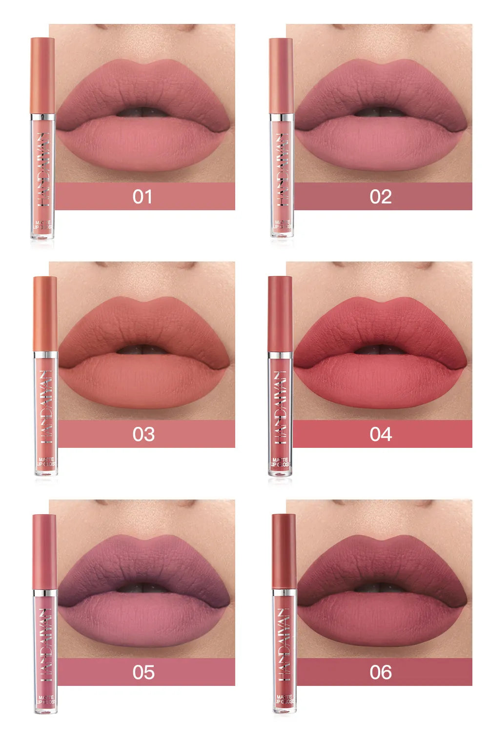 LuxMatte 6-Shade Lip Set