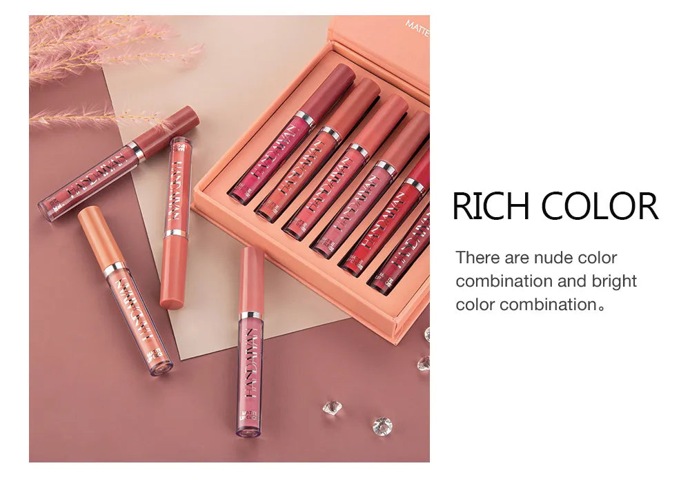 LuxMatte 6-Shade Lip Set